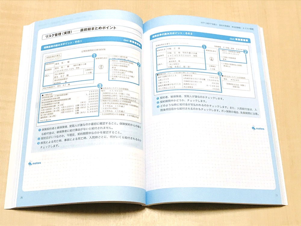 フォーサイトFP講座 直前対策講座 総まとめポイント